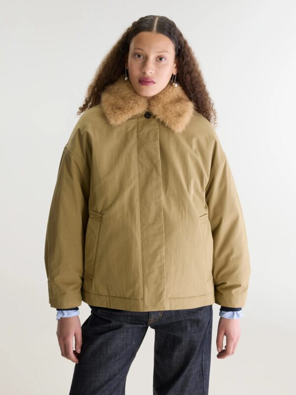 Hilma trench-style jacket – Soil