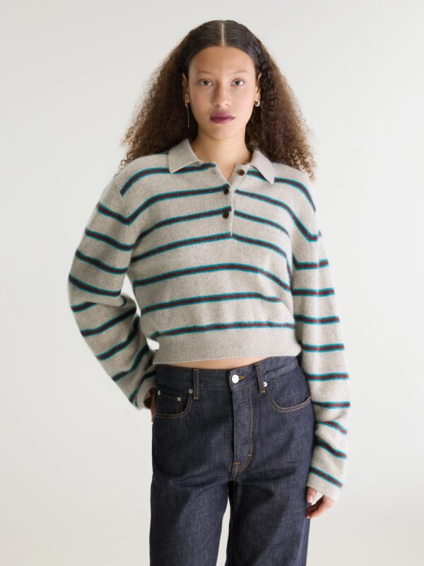 Dussyr striped polo sweater – Stripe F