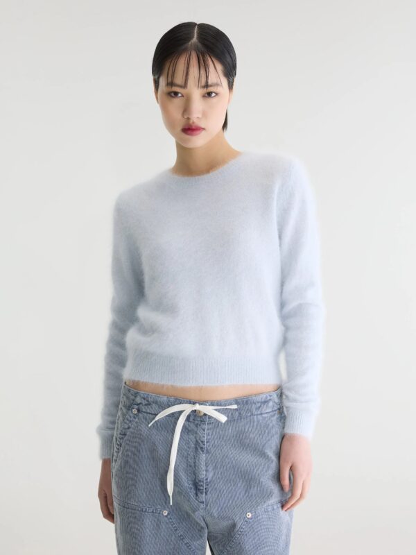 Datti angora-blend sweater – Blue Dew